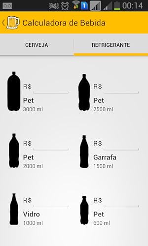 Calculadora de Bebida