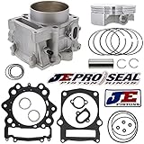 NICHE 734cc Big Bore Cylinder Piston 12.5:1 Gasket Kit for Yamaha Grizzly Kodiak Rhino Viking Raptor 700 1S3-11310-01 3B4-11311-10