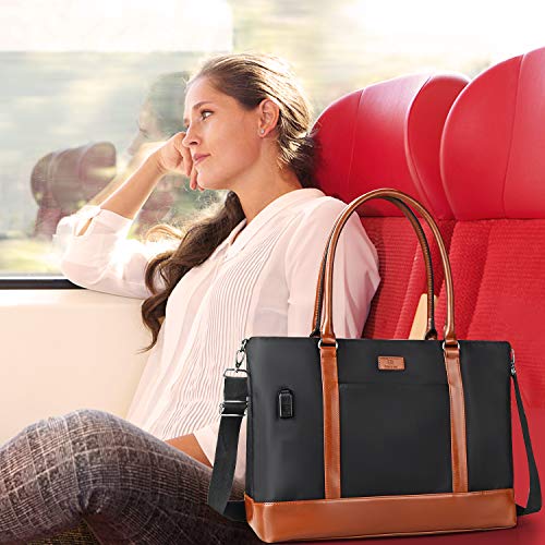 Tanto Laptop Tote Bag For Women 17.3 Inch Laptop Bag Large Women Work Bag Purse Usb Teacher Bag Fits 17.3 Inch Laptop Handbag Satchel Shoulder Bag thumb #5