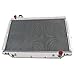 ALLOYWORKS 3 Row Aluminum Radiator for Toyota Land Cruiser 80 Series 1HZ 1HDT FZJ80 Turbo Diesel AT/MT 1990-1998