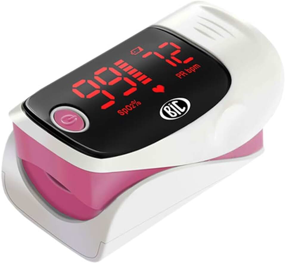 Oximetro de Dedo Rosa Bic