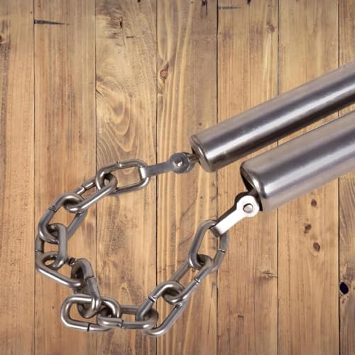 Image of Red Hate Stainless Steel Nunchaku Chen Xi for Martial Arts Pack of 1