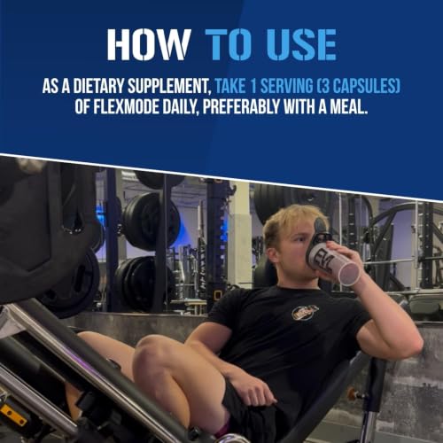 Image of EVL FlexMode Joint Support with Glucosamine & Chondroitin - 60 Servings