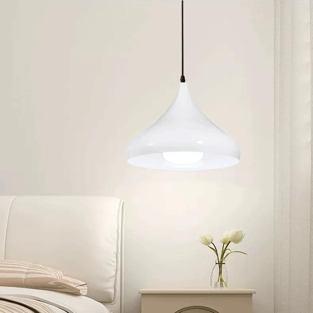 Nordic Creative Lampa Wisząca, Mała Lampa Wisząca, Żyrandole Z Metalowym Kloszem, Wiszące Oprawy Oświetleniowe, Lampy Wiszące Industrialne, Żyrandol Do Przedpokoju, Do Przedpokoju CJSLXGBL