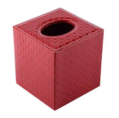 S Forever Diamond Chic Kleenex Box Holders PU Leather Square Tissue Box Cover