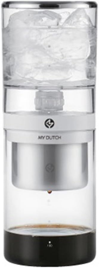 MY DUTCH M350 Cold Brew Dutch Drip type coffee maker hand drip coffee making & Simple English User's Guide (White)