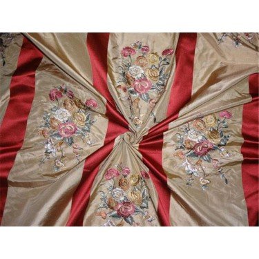 Taffetas de soie beige foncé pour rénover des rideaux anciens et coussins de créateur
