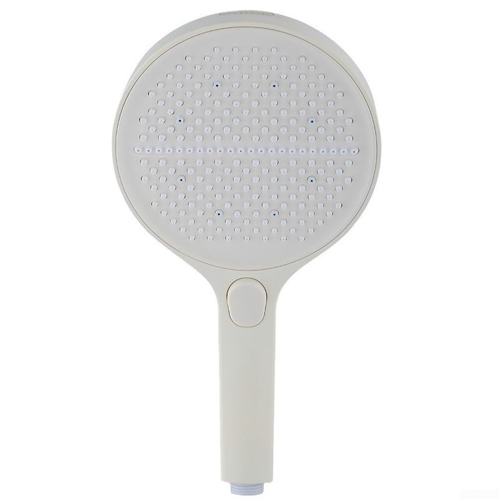 Cabezal para ducha ABS 15cm 3+1 Modos Spray Ajustable Cabezal(Elegant White)