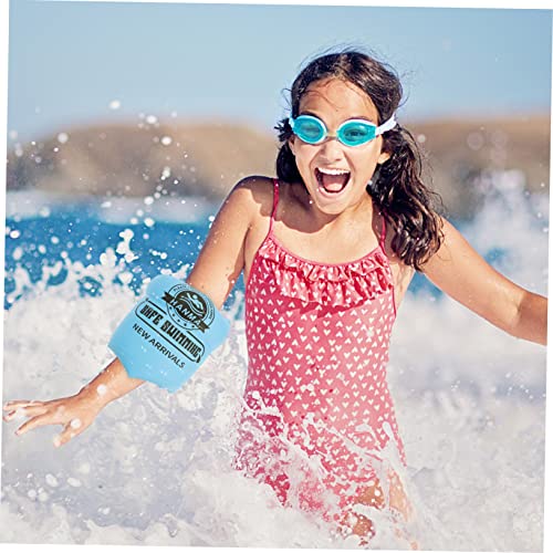 2 Pares bóia salva-vidas braçadeira floaties criança mangas flutuantes de natação piscina braçadeira