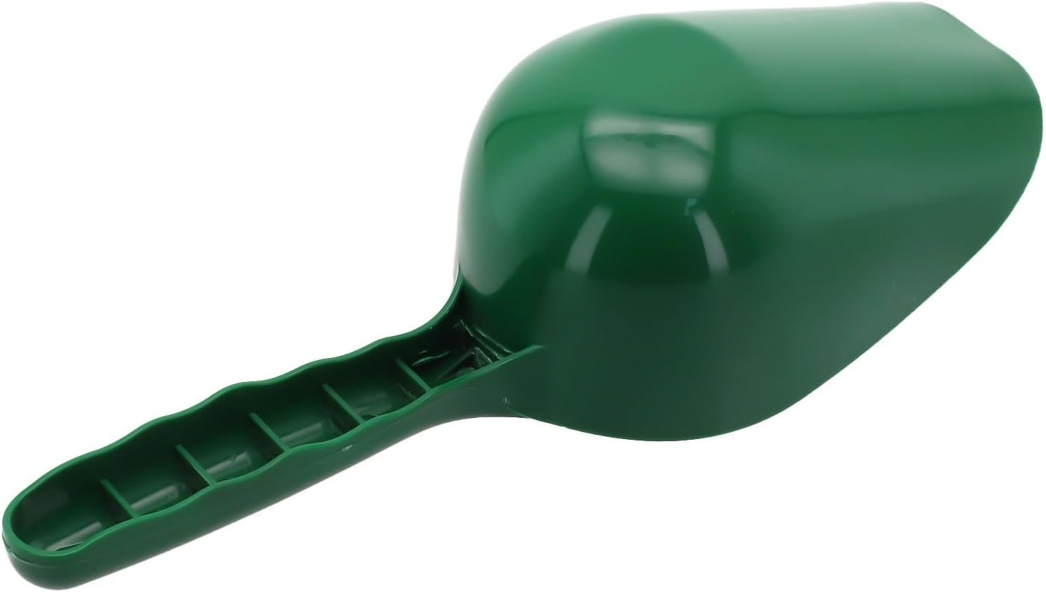 Plastic Gutter Cleaner Scoop Tool with High Handle and Extended Tongue for Removing Dirt and Debris,Green