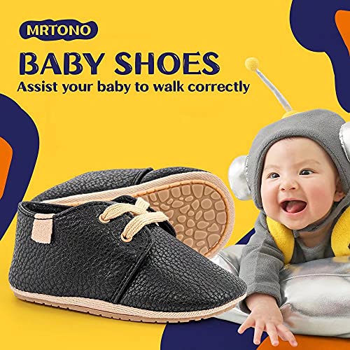 MrToNo Krabbelschuhe Leder Lauflernschuhe Mädchen Babyschuhe 0-6 Monate 6-12 Monate 12-18 Monate Weiche Lederpuschen Lernlaufschuhe Baby Hausschuhe Größe 17-22 - Image 7