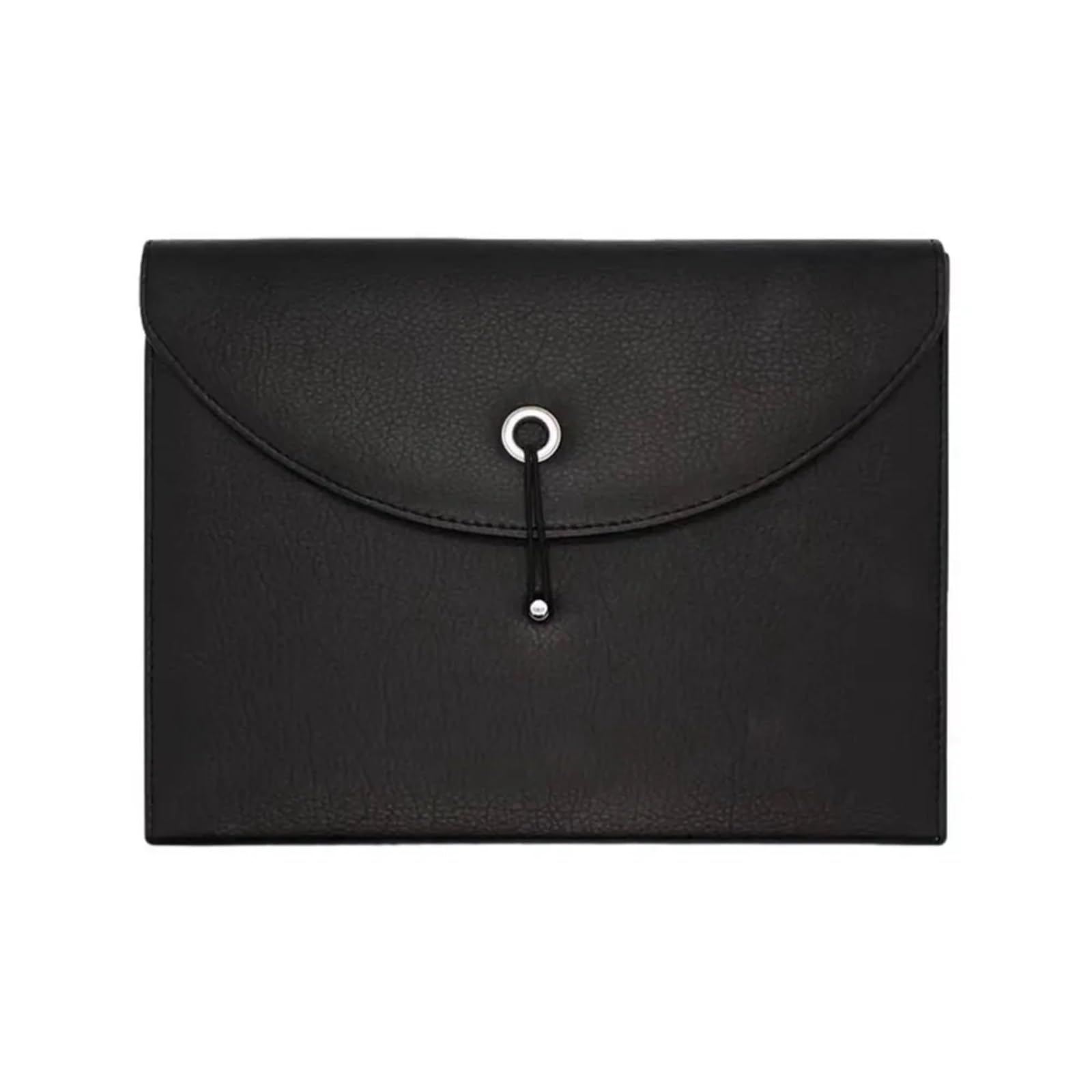 Borsa portadocumenti in pelle PU, formato A4, portadocumenti da disegno, organizer, busta | Black