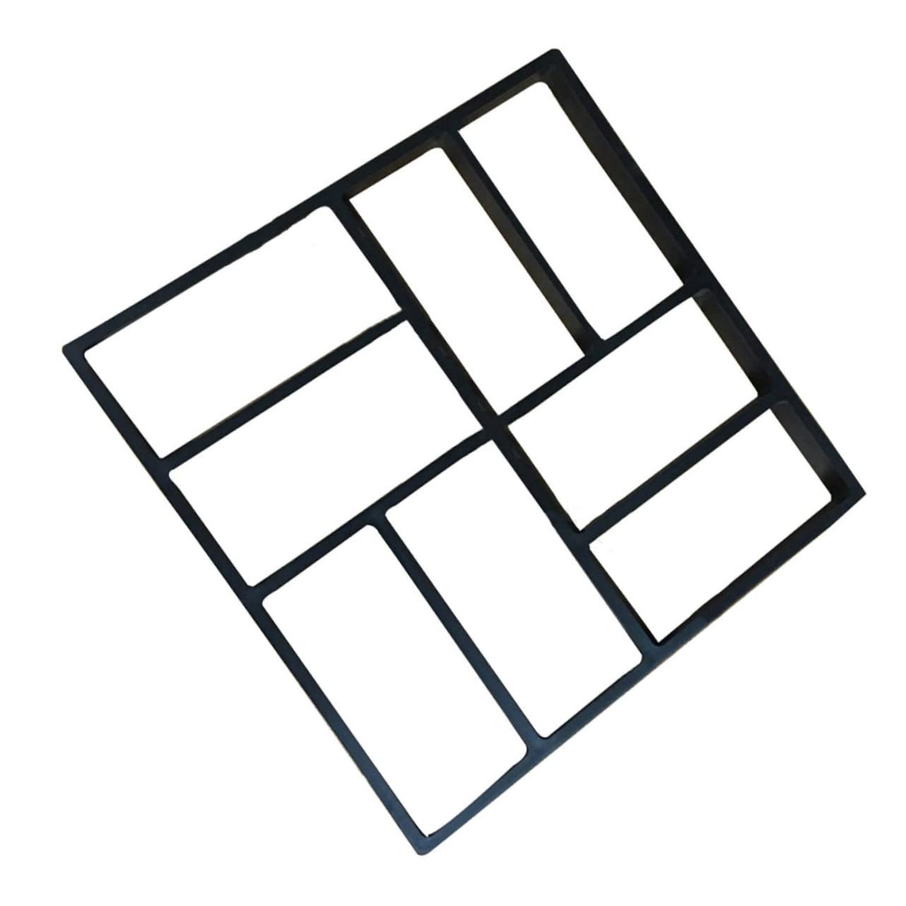 Kunststoff Bodenform mit Einzigartigem Musterdesign 8 Stück 8 Gitter Trittsteinform für Selbstgemacht Gartengestaltung und Pflasterung von Gartenwegen