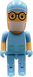 Pen drive USB de 64 GB para cirurgião e enfermeira pen drive (azul)