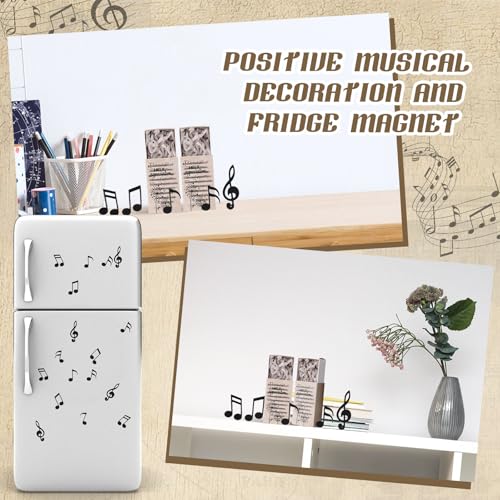 Set de 20 Imanes Decorativos Musicales Mini Notas miniatura 3