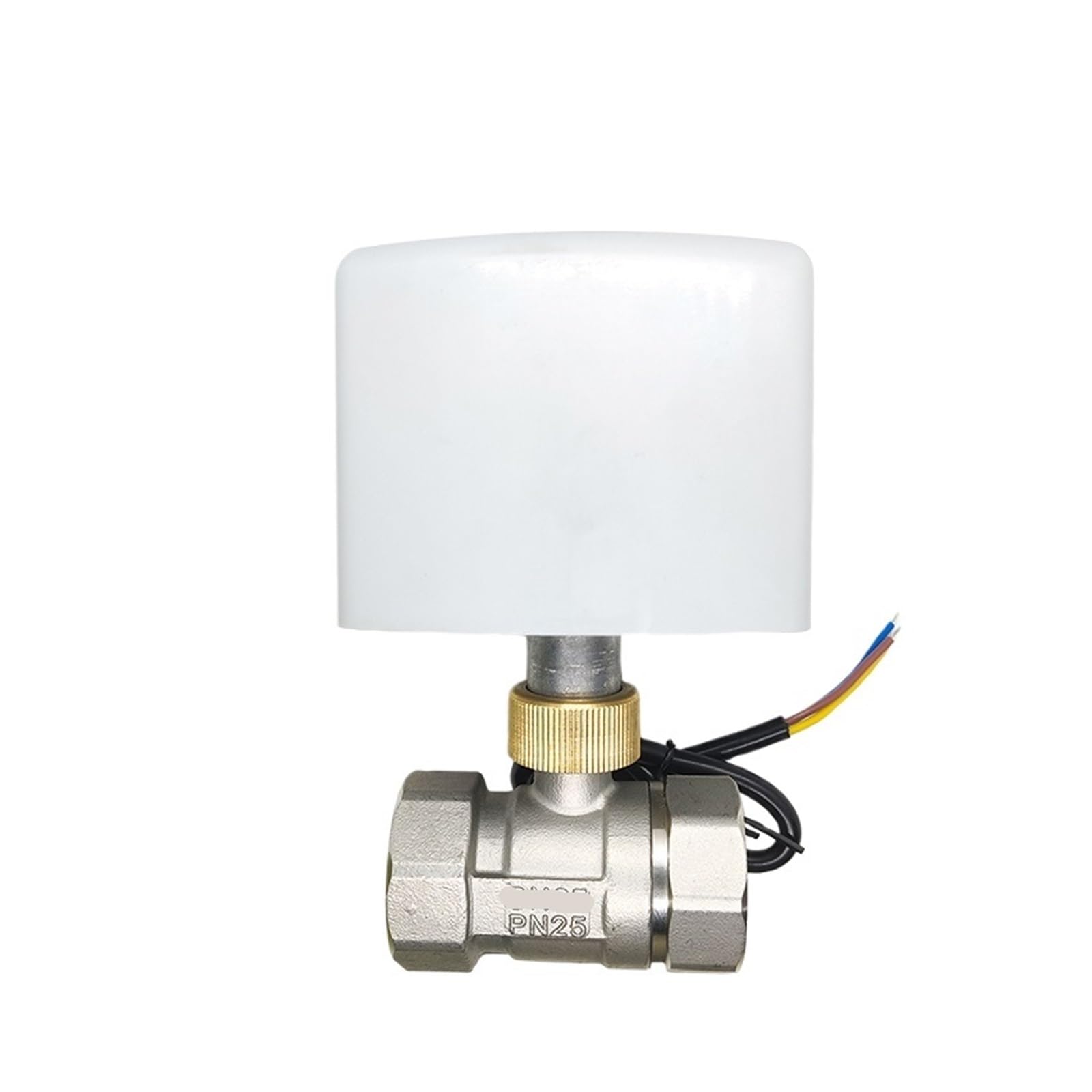 XFMZFUBD 1/2" 3/4" 1" stainless steel ball valve three-wire two-control two-way 220V 24V 12V actuator internal thread S(220VAC,1 Inch)