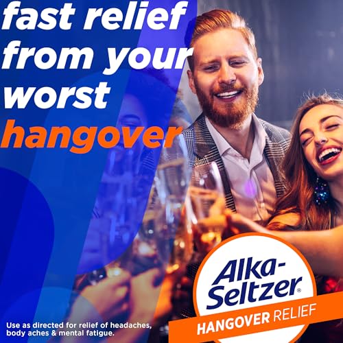 image for Alka-Seltzer Hangover Relief Tablets, Fast Relief Starts In About 15 M