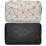 quierobe Period Bag for Teen Girls Sanitary Napkin Storage Bag - Feminine Product Pouches - Tampon Holder Purse - First Period Bag - Makeup Bag Make-up Brush Cosmetic Leather Bag for Women, 2 Pack