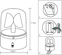 Vista 5 de Luz estroboscópica LED, luces de discoteca, lámpara giratoria de fiesta, luces intermitentes de escenario, luz estroboscópica de sirena de coche