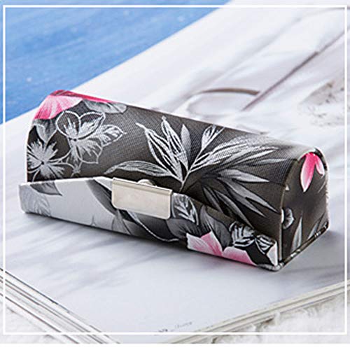 Preisvergleich Produktbild MZY1188 Ledertasche für Lippenstift mit Spiegel, Reisetasche für Lippenbalsam Buntes Lippenstiftetui, Schmuckbox, Lippenstifthalter