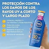 NIVEA SUN Protege & Hidrata - Leche Solar FP30 - Protector Solar...