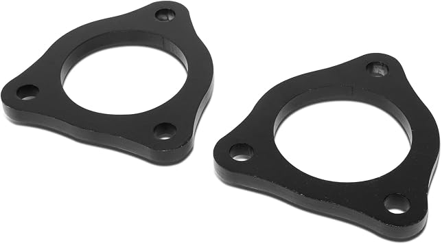 J2 Engineering 1/2" Front Leveling Lift Kit Strut Spacers Compatible with 04-22 F150 Excluding Raptor Models, J2-LK-FD-F-008-BK