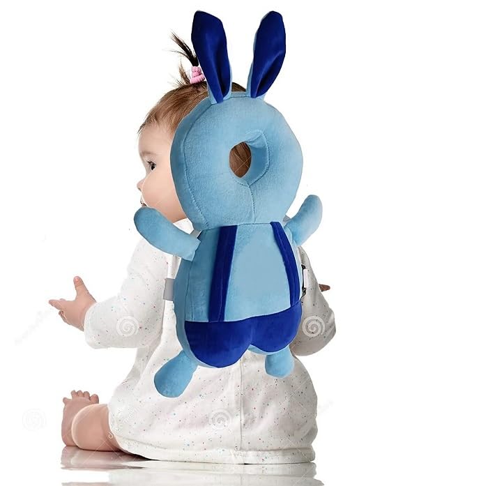 Blue Rabbit Baby Head Protector Takiya | Round Headsupport Cushion for Infants & Newborns | Soft Cotton | Headback for Babies-image-23