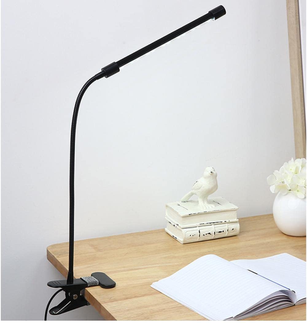 Luci A Clip Lampada Pinza Luce Da Lettura Luce Da Lettura Clip Black White Light / Warm Light Dimellente Temperatura Di Colore Temperatura Usb Clip Lampada Lettura Lettura Dello Ufficio Protezione Ocu