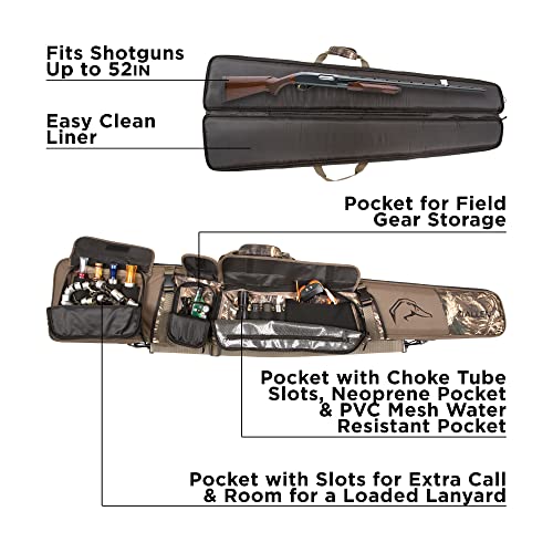 Allen Company Waterfowl Camo Shotgun Case - Hunting Rifle Case With Extra Storage Pockets - Long Gun 52 Inch Camouflage Soft Case - Gear Fit Pursuit Punisher Waterfowl: Realtree Max #TOP3