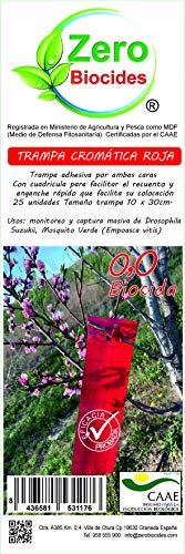 Zero Biocides Trampa Cromática Roja Calidad Profesional
