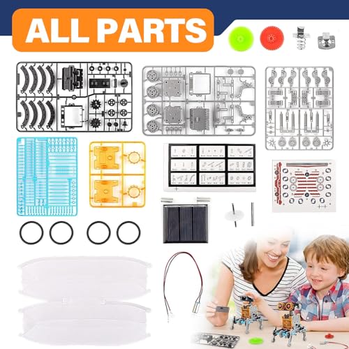 Solar Roboter Kit,29-in-1 DIY Bauspielzeug Angetrieben durch Solarenergie,Kinder Spielzeug,Konstruktionsset für Kinder Spielzeug im Alter von 8-12+ Jahren Jungen und Mädchen Geschenk für Geburtstag