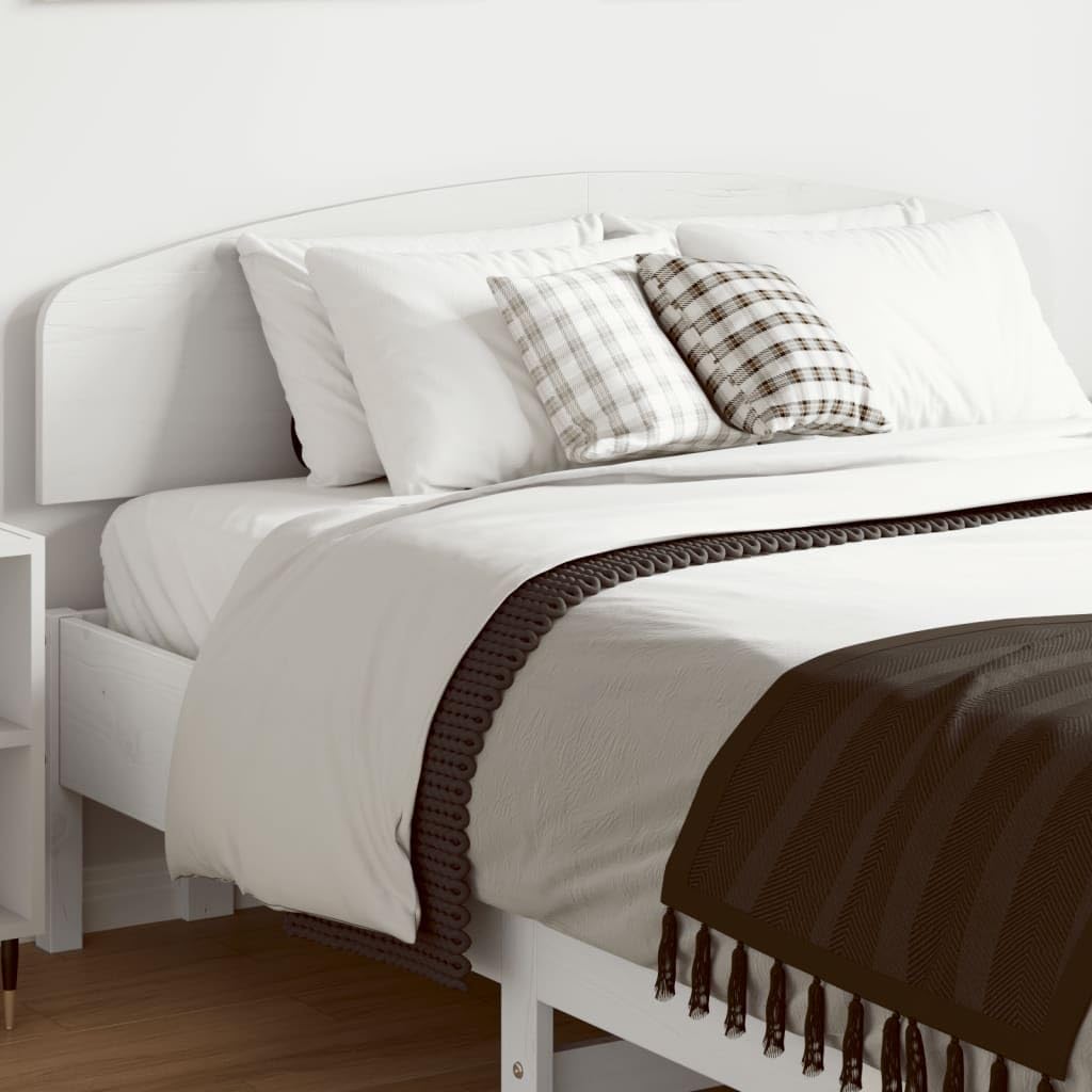 Cabecero de Cama Madera Maciza de Pino Blanco 135 cm, Cabeceros Cama, Cabeceros Moderno, Cabezales Cama, Muebles Habitacion, Cama Cabeza, Mueble Cabecero - 842507