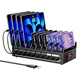 Ce que vous recevez : 1 chargeur USB 10 ports avec câble d'alimentation. Pendant le chargement, veuillez vous assurer que la fiche et le câble sont bien connectés et ne sont pas desserrés lorsqu'ils sont branchés à la prise, afin d'éviter tout mauvais contact et tout dysfonctionnement.