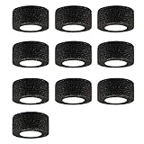 Tamaño: (L) x (W) 4.5mx2.5cm Mintice 10 X Vendajes autoadhesivos Envoltura cohesiva elástico Fuerte Cinta de Primeros Auxilios Negro Color para muñeca Tobillo Deporte 4.5mx2.5cm