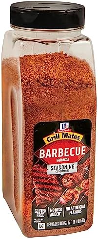 McCormick Grill Mates Barbecue Seasoning, 27 oz - One 27 Ounce Container of Barbecue Rub, Perfect for Proteins, Vegetables and Fruits