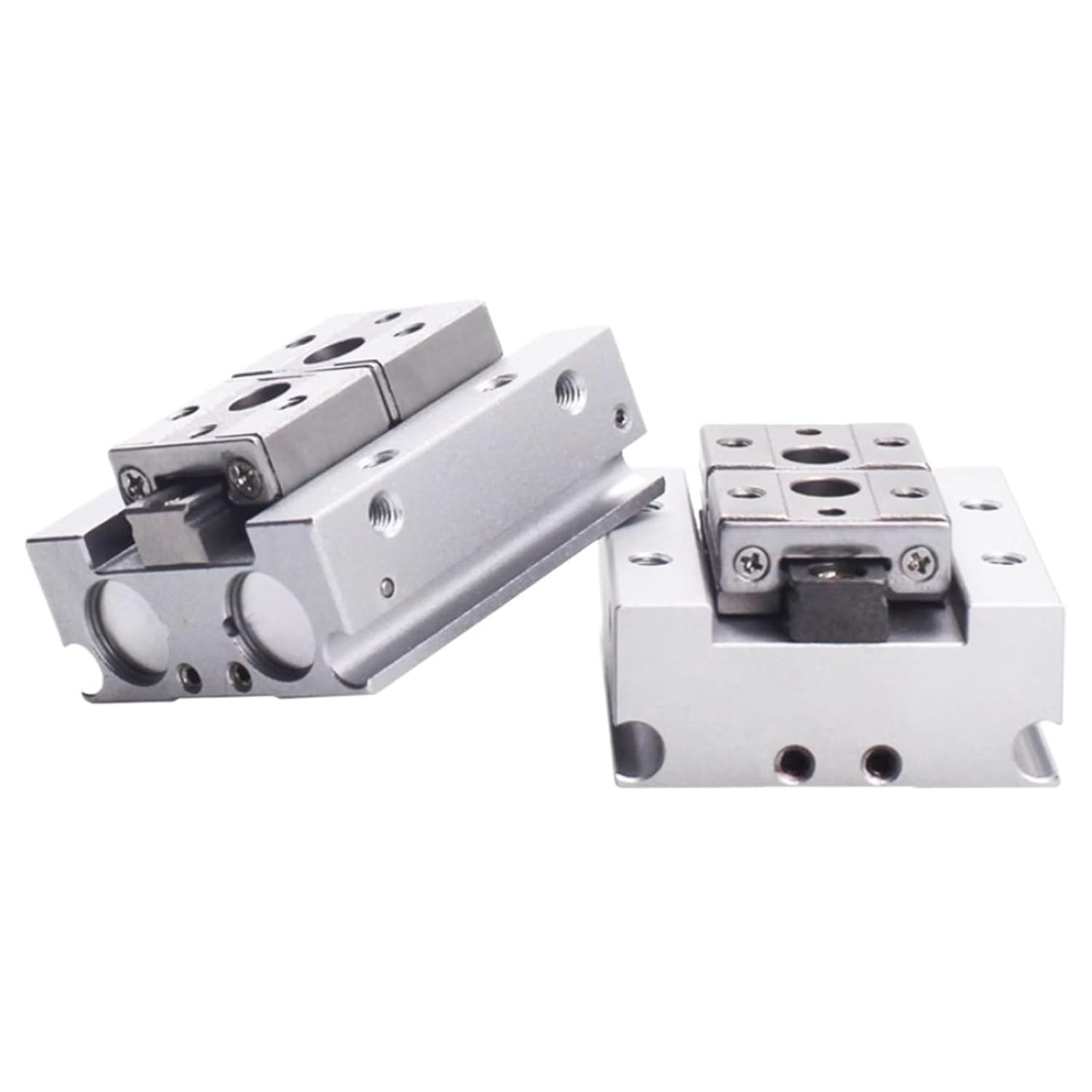 1pcs Pneumatic Thin Parallel Finger Slide Rail Cylinder MHF2-8D/12D/16D/20D/D1/D2(MHF2-16D2)