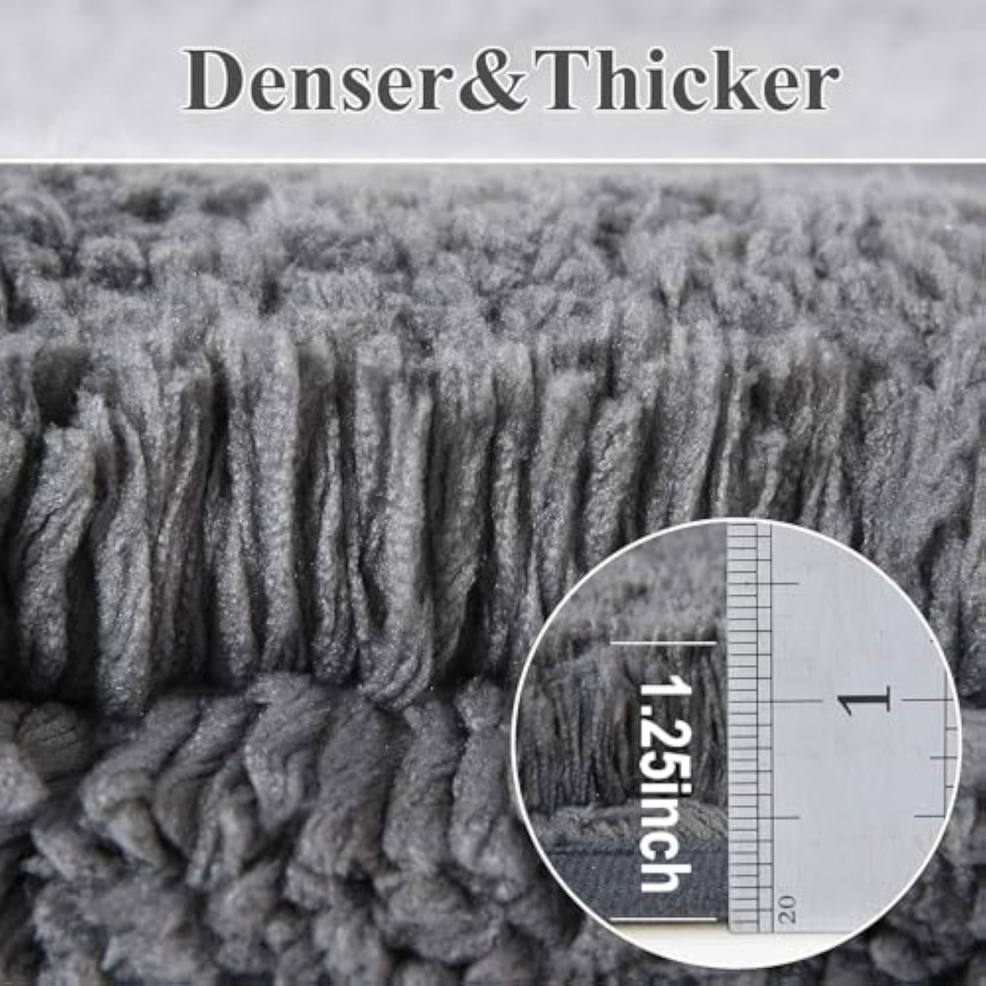 Bath Runner 48x24 Inch, Non-Slip Soft Thickness Mat