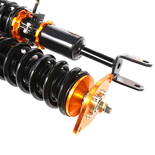 ECCPP Coilover Struts Spring Shocks Adjustable Height Coilovers Suspension Struts Coil Spring Shocks and Struts Fit for 2003 2004 2005 2006 2007 2008 2009 for Nissan 350Z