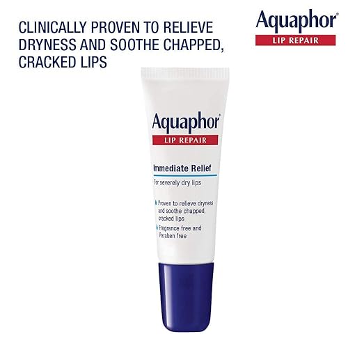 Miniatura 9 de Aquaphor Lip Repair Ointment - Long-lasting Moisture to Soothe Dry Chapped Lips - .35 fl. oz. Tube