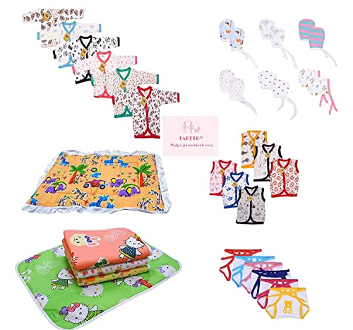 Image of Infantbond 29 In 1 New Born Multicolor Baby Complete Daily Items Combo(0-4 Months) (Pack Of 29 In 1)