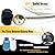 6 Feet Propane Hose Adapter with Gauge Stainless Steel Braided Propane Tank Hose, 1lb to 20lb - Compatibility for Mr Buddy Heater, Weber Q Grill, Coleman Camping Stove & More Propane Appliances