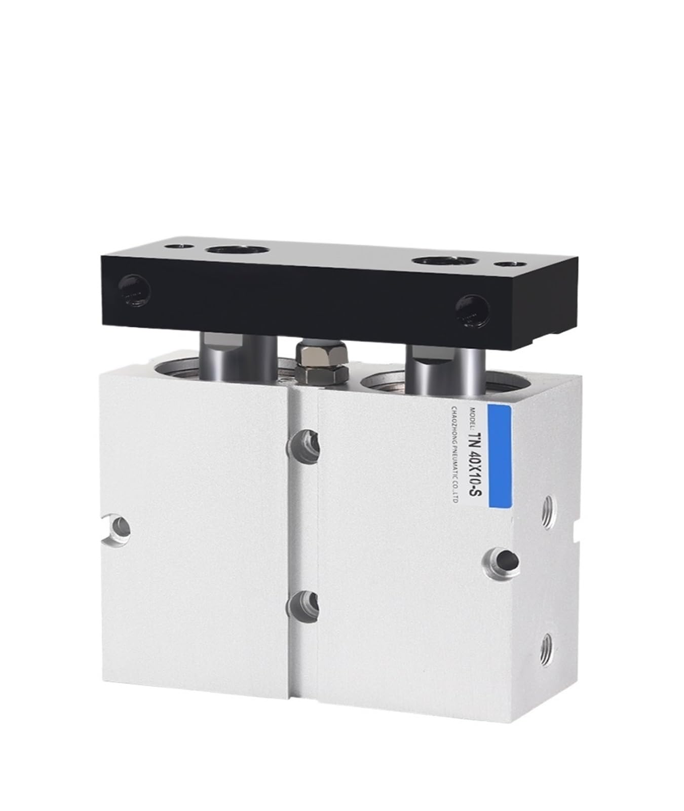 Vérin pneumatique à grande poussée TDA40 TN40*100S double tige double effet robuste