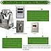 HayWHNKN 10L Electric Stainless Steel Powder Mixer, Lab Dry Powder Granular Materials Blender 110V with Digital Timer & Variable Speed Control, for Grain Chemical Ceramic Feed Industry Lab Use