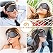 Sleep Mask for Women & Men, OriHea Upgraded 3D Contoured Eye Mask for Sleeping, Ultra Soft Breathable Sleep Eye Mask, 100% Blackout Eye Shades Blindfold for Complete Darkness