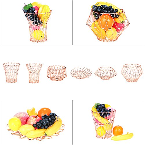 Splenssy Transforming Flexibele draadmand voor fruit, brood of decoratieve voorwerpen - Image 7
