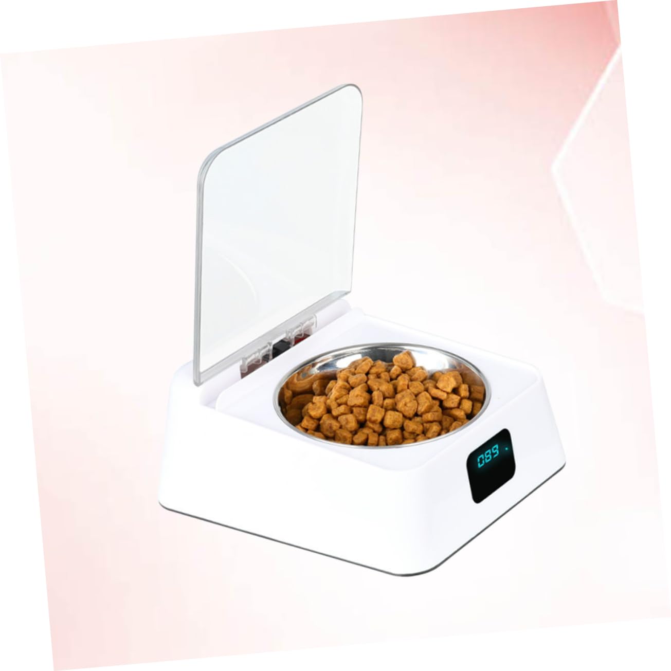 Angoily 1 Pc Dispensador Comida Animales dispensador de Alimentos para Mascotas alimentador de Mascotas de inducción infrarroja automático comedero para Perros