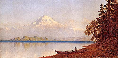 Impression prints toile de maître Mont Ranier Washington art mural salon