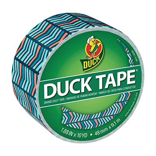 Duck Brand 285237 Printed Duct Tape, Single Roll, Herringbone #TOP25