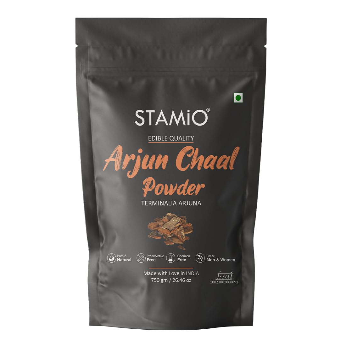 STAMIO Arjun Chaal Powder 750 gm | Pure Triple Filtered Terminalia Arjuna Bark | Healthy Heart | Cholesterol | In Pouch 26.46 oz (B0CD5S88VV) Amazon Price History, Amazon Price Tracker