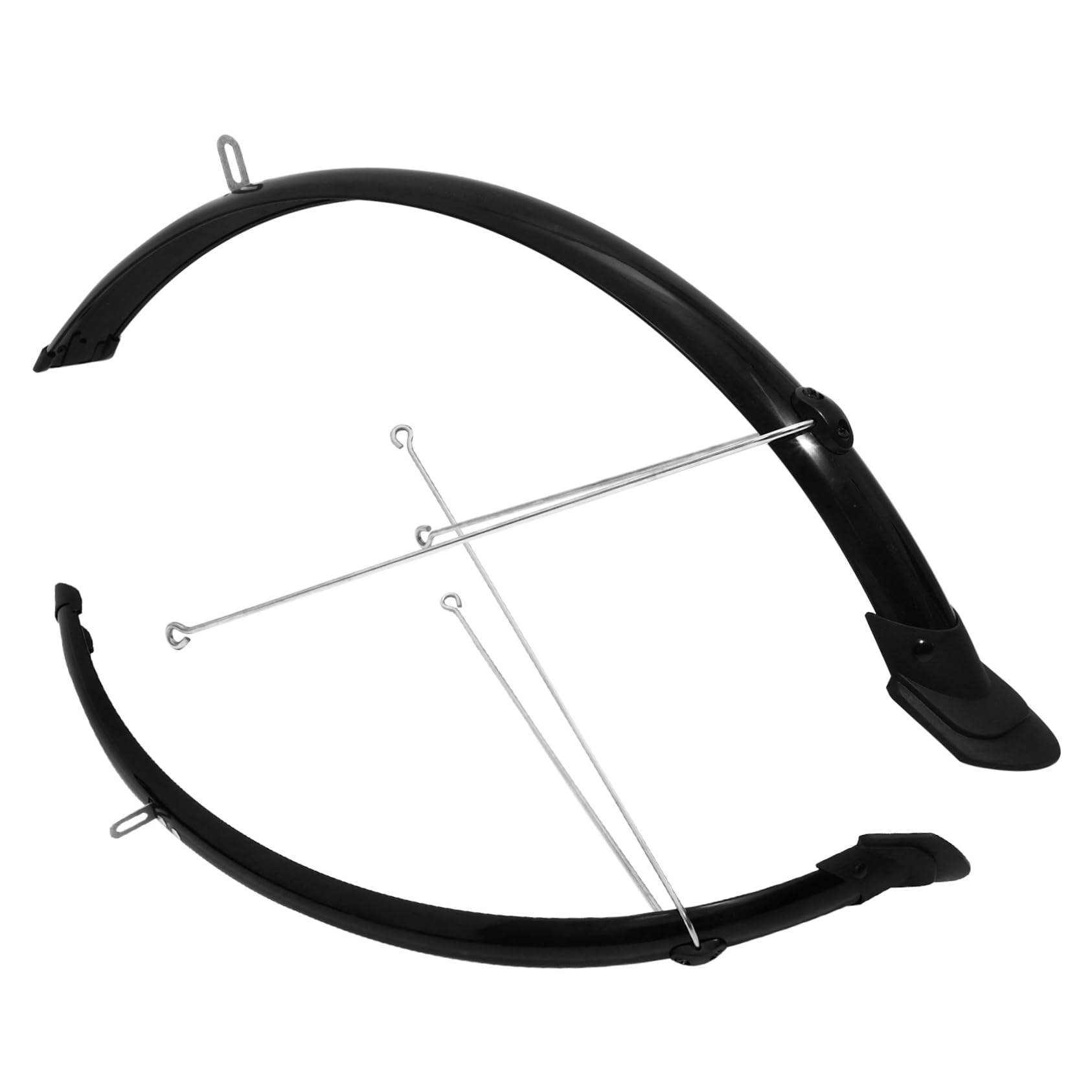 Abaodam Sturdy Bicycle Mudguards Set of 700c Mountain Bike Mud Flaps for Road Touring Bikes